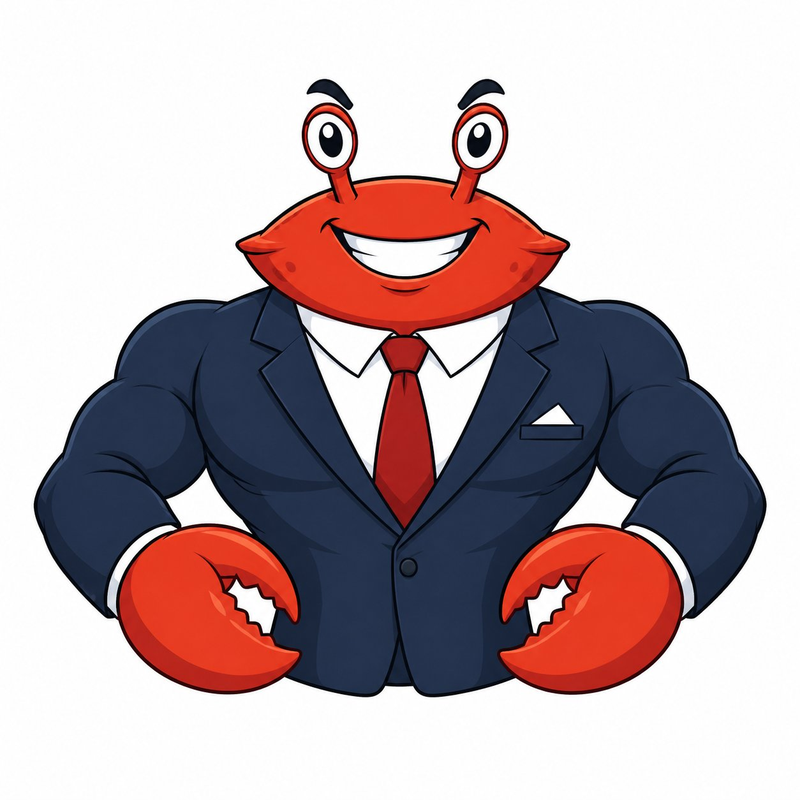 カニ社長イラスト